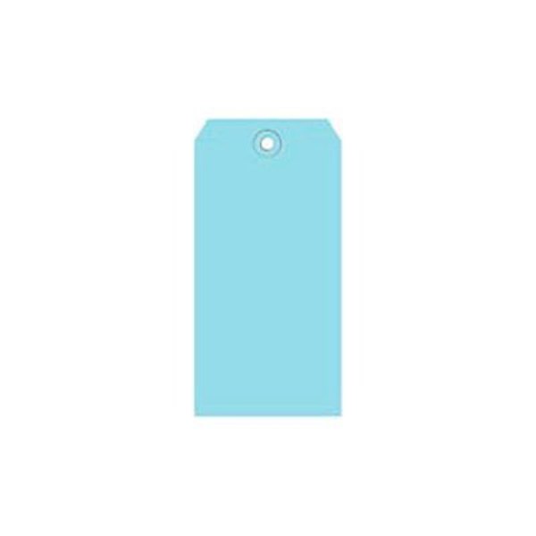 The Packaging Wholesalers Shipping Tags, #5, 4-3/4"L x 2-3/8"W, Light Blue, 1000/Pack G11051B